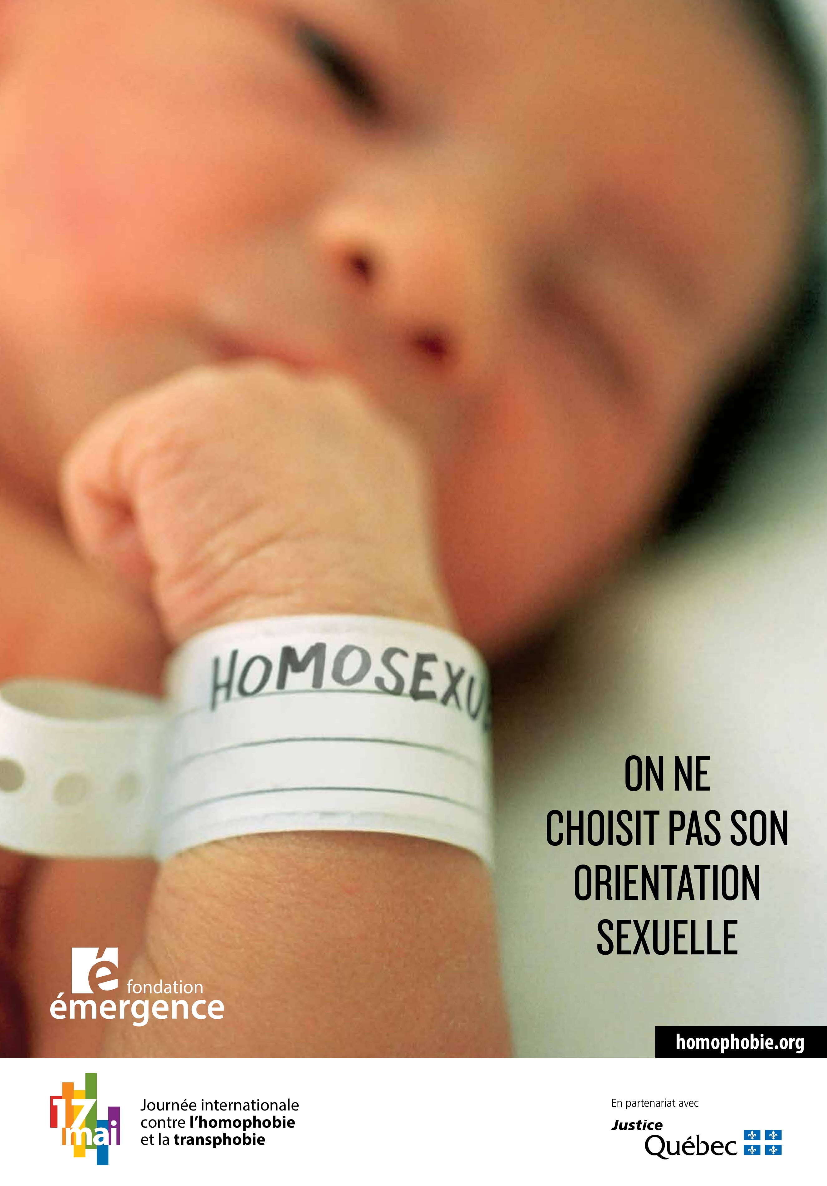 Poster - Sexual orientation is not a choice – Fondation Émergence