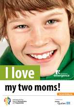 Load image into Gallery viewer, Poster: I love my two moms!
