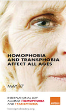 Load image into Gallery viewer, Pamphlet 2016: Homophobia affects all ages
