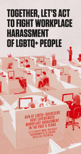 Dépliant numérique : Ensemble, agissons contre le harcèlement des personnes LGBTQ+ en milieu de travail
