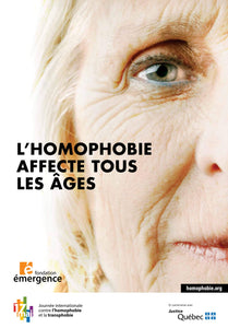 Poster Homophobia affect all ages