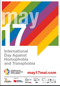 Poster International Day against Homophobia and Transphobia